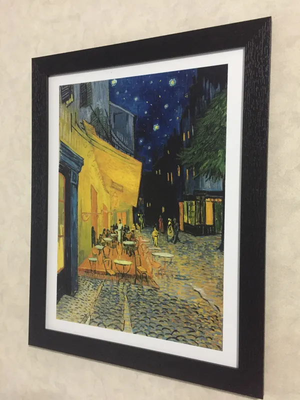 Starry_Night'_:_Famous_Trilogy_by_Vincent_Van_Gogh,_Framed,_Set_of_3_Painting_Frames