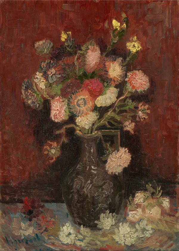 Vase_with_Gladioli_and_Chinese_Asters,_A_Painting_by_Van_Gogh,_Unframed_Canvas_Print,_Multicolor