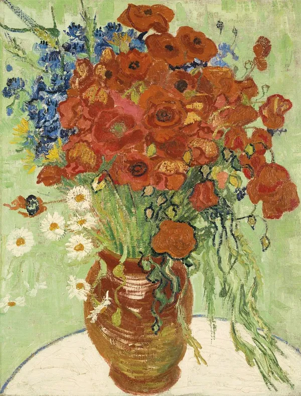 Cornflowers_and_Poppies_(1887)_,_A_Painting_by_Van_Gogh,_Unframed_Canvas_Print,_Multicolor