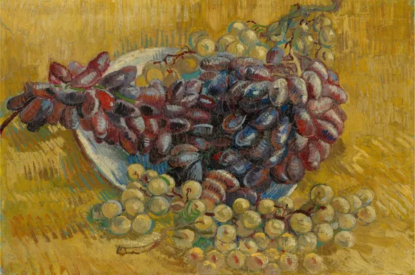 Grapes_(1887),_A_Painting_by_Van_Gogh,_Unframed_Canvas_Print,_Multicolor