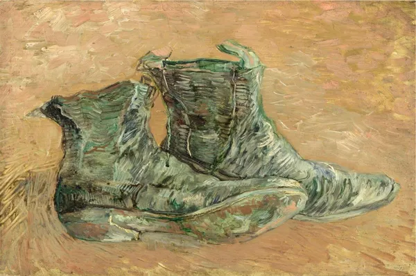 Shoes_(1887),_A_Painting_by_Van_Gogh,_Unframed_Canvas_Print,_Multicolor