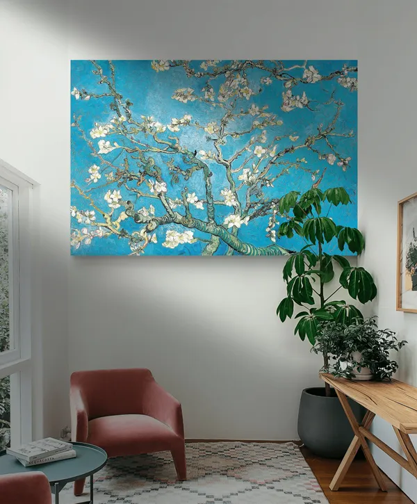 Almond_Blossom_(1890),_A_Painting_by_Van_Gogh,_Unframed_Canvas_Print,_Multicolor