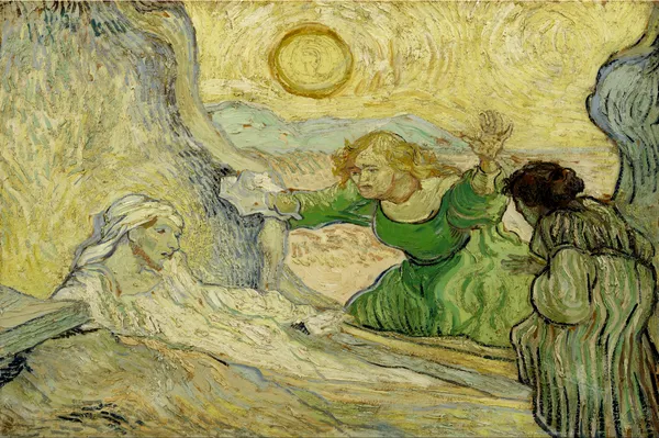 The_Raising_of_Lazarus_(1890),_A_Painting_by_Van_Gogh,_Unframed_Canvas_Print,_Multicolor