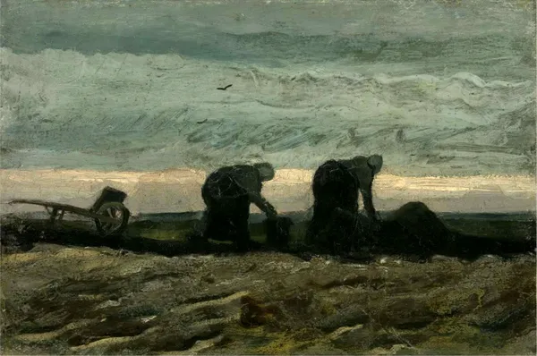 Women_on_the_Peat_Moor_(1883),_A_Painting_by_Van_Gogh,_Unframed_Canvas_Print,_Multicolor