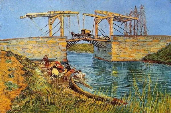 The_Langlois_Bridge_at_Arles_(1888),_A_Painting_by_Van_Gogh,_Unframed_Canvas_Print,_Multicolor