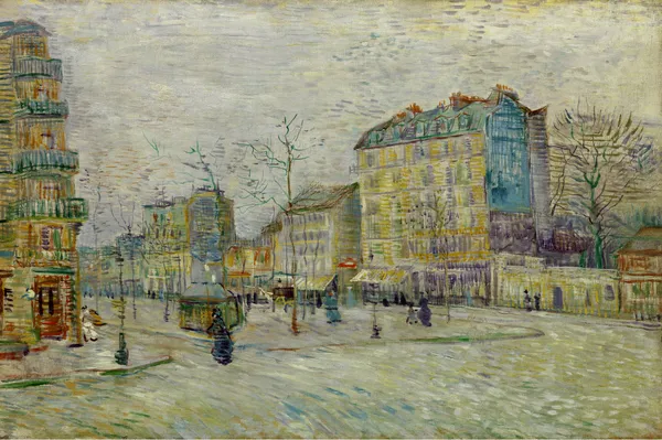 Boulevard_de_Clichy_(1887),_A_Painting_by_Van_Gogh,_Unframed_Canvas_Print,_Multicolor