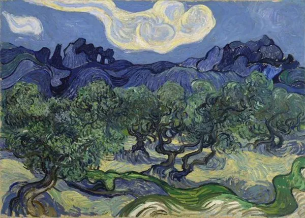 Olive_Trees_(1889),_A_Painting_by_Van_Gogh,_Unframed_Canvas_Print,_Multicolor