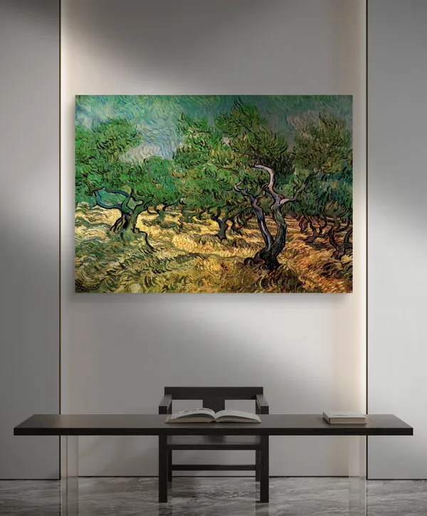 Olive_Grove_(1889),_A_Painting_by_Van_Gogh,_Unframed_Canvas_Print,_Multicolor