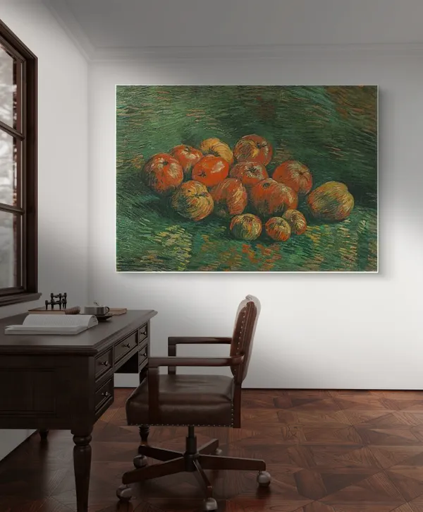 Still_Life_with_Apples_(1887),_A_Painting_by_Van_Gogh,_Unframed_Canvas_Print,_Multicolor