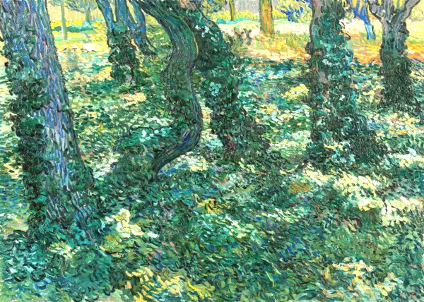 Undergrowth_(1889),_A_Painting_by_Van_Gogh,_Unframed_Canvas_Print,_Multicolor