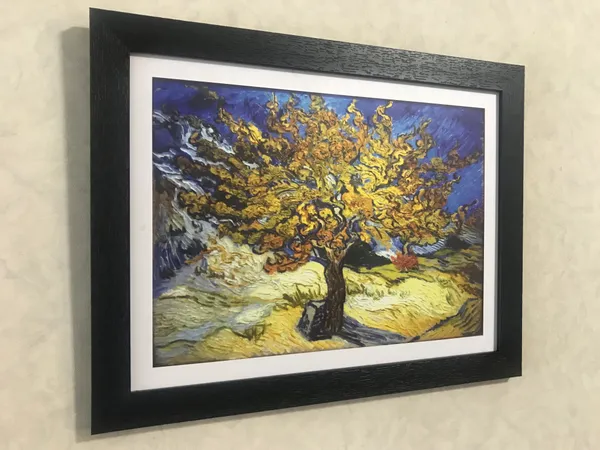 *View_of_Arles_&_Mulberry_Tree,_Van_Gogh_Paintings,_Set_of_2,_Framed,_Wall_D�cor,_Multicolor