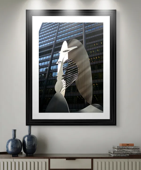 Chicago_Picasso_1964,_A_Painting_by_Pablo_Picasso,_Framed,_Wall_Decor,_Multicolor