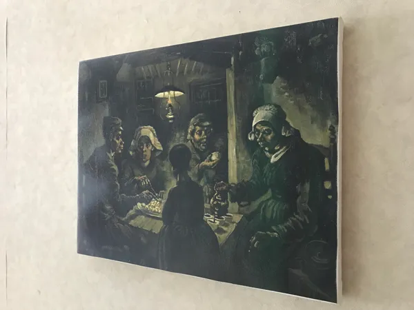Potato_Eaters_1885,_A_Painting_by_Van_Gogh,_Framed_Canvas,_Wall_Decor,_Multicolor