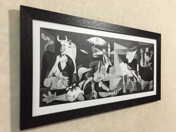 Guernica_1937,_A_Painting_by_Pablo_Picasso,_Framed,_Wall_Decor