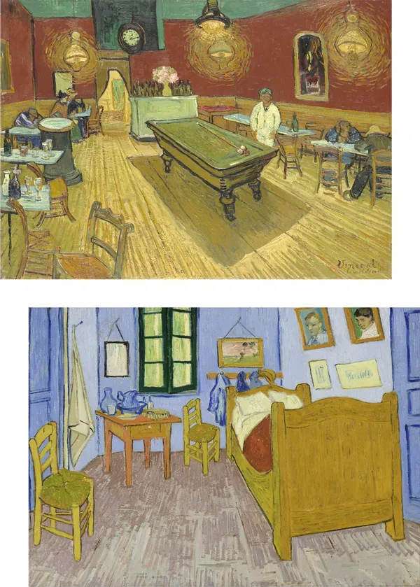 �_The_Night_Cafe_&_the_Yellow_Room,_Framed,_Wall_D�cor,_Multicolor