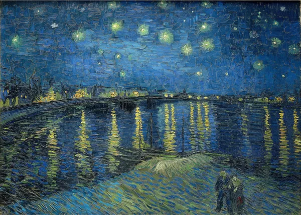 Starry_Night_over_the_Rhone_River_1888_,_A_Painting_by_Van_Gogh,_Framed_Canvas,_Wall_Decor,_Multicolor