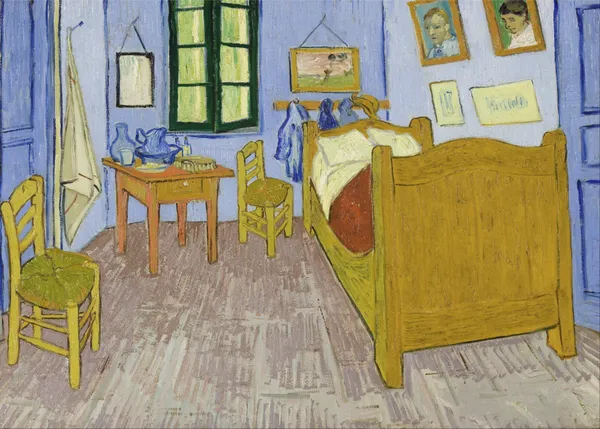 Bedroom_in_Arles_1888,_A_Painting_by_Van_Gogh,_Framed_Canvas,_Wall_Decor,_Multicolor