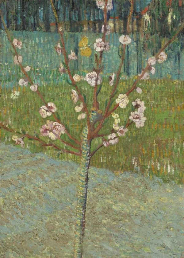Peach_Tree_in_Blossom_1888,_A_Painting_by_Van_Gogh,_Framed_Canvas,_Wall_Decor,_Multicolor