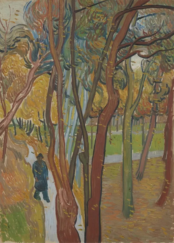 Garden_of_Saint_PaulS_Hospital_1889,_A_Painting_by_Van_Gogh,_Framed_Canvas,_Wall_Decor,_Multicolor