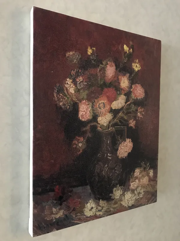 Vase_with_Gladioli_and_Chinese_Asters,_A_Painting_by_Van_Gogh,_Framed_Canvas,_Wall_Decor,_Multicolor
