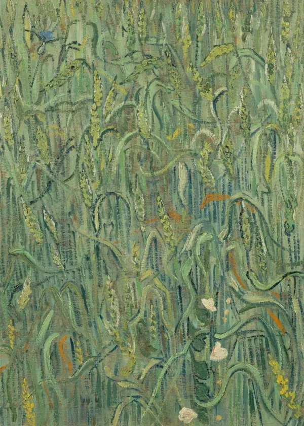 Ears_of_Wheat_1890,_A_Painting_by_Van_Gogh,_Framed_Canvas,_Wall_Decor,_Multicolor
