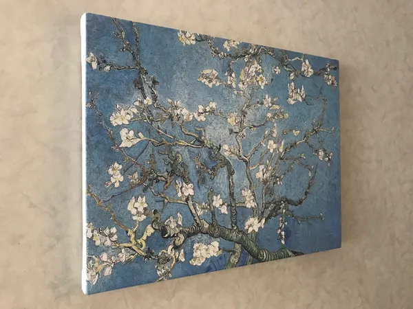Almond_Blossom_1890,_A_Painting_by_Van_Gogh,_Framed_Canvas,_Wall_Decor,_Multicolor