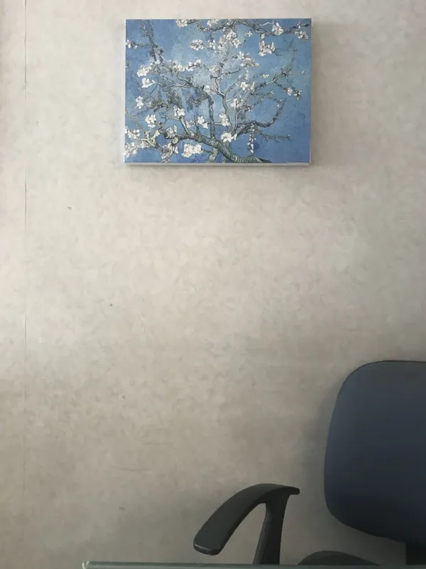 Almond_Blossom_1890,_A_Painting_by_Van_Gogh,_Framed_Canvas,_Wall_Decor,_Multicolor