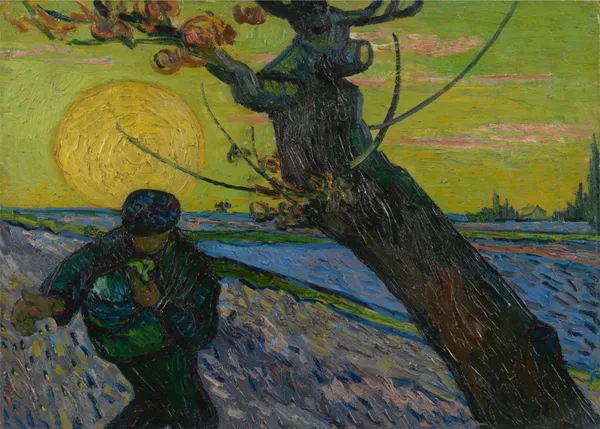 The_Sower_1888,_A_Painting_by_Van_Gogh,_Framed_Canvas,_Wall_Decor,_Multicolor