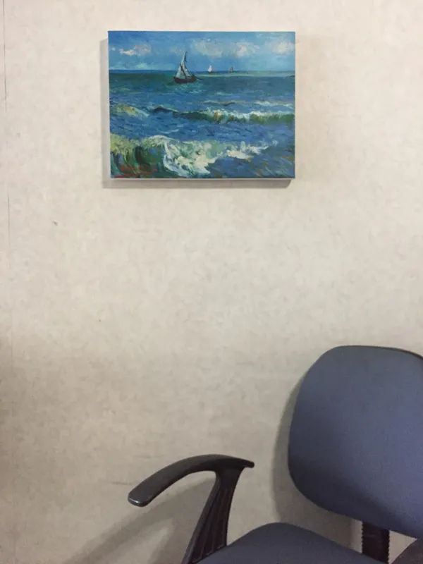 Seascape_Near_Les_Saintes-Maries_1888,_A_Painting_by_Van_Gogh,_Framed_Canvas,_Wall_Decor,_Multicolor