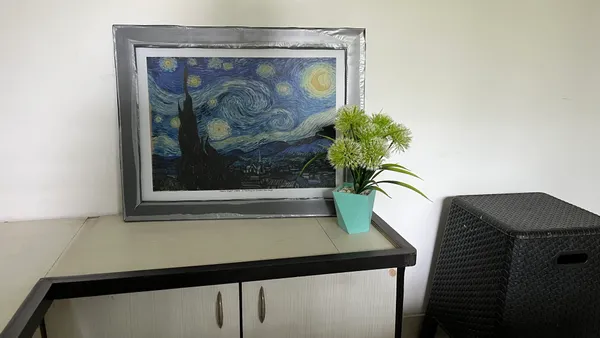 Starry_Night_(1889),_A_Painting_by_Van_Gogh,_Framed,_Wall_Decor,_Multicolor