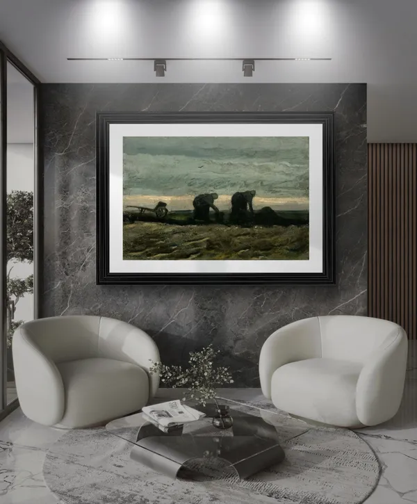 Women_on_the_Peat_Moor_1883,_A_Painting_by_Van_Gogh,_Framed,_Wall_Decor,_Multicolor