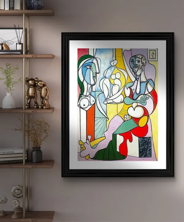 The_Sculptor_1931,_A_Painting_by_Pablo_Picasso,_Framed,_Wall_Decor,_Multicolor