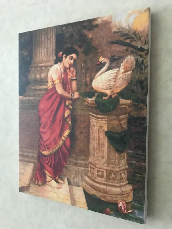 �_Hansa-Damayanti_&_Damayanti_Weeping,_Raja_Ravi_Varma_Paintings,_Set_of_2,_Framed_Canvas,_Multicolor