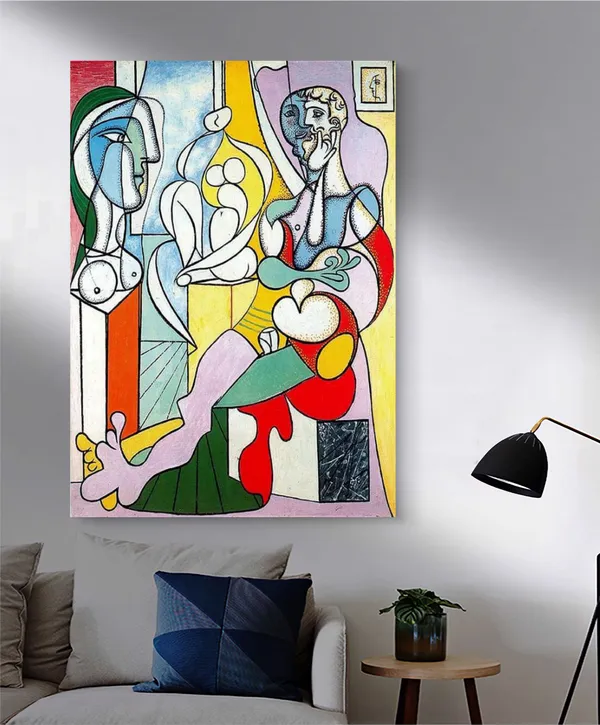 The_Sculptor_1931,_A_Painting_by_Pablo_Picasso,_Framed_Canvas,_Multicolor