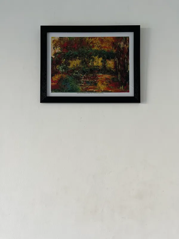 Water_Lilies_and_Japanese_Bridge*_(1899),_A_Painting_by_Claude_Monet,_Wall_D�cor,_Framed,_Multicolor