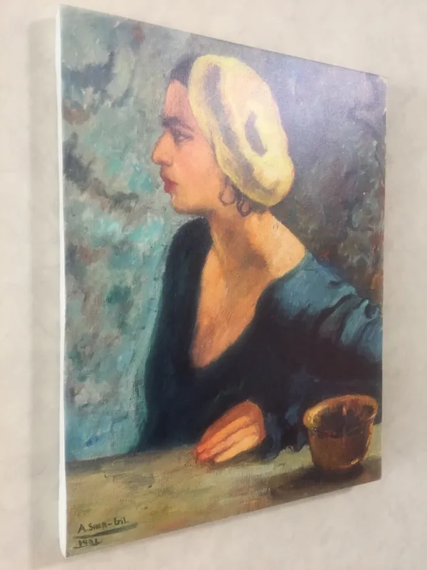 Self_Portrait_4_-_A_Painting_by_Amrita_Sher-Gil,_Wall_Decor,_Framed_Canvas,_Multicolor