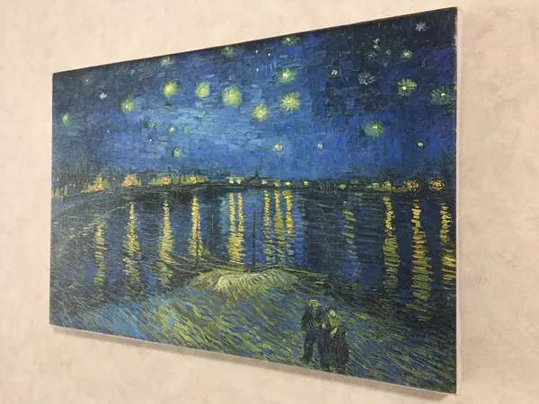 �Starry_Night-_the_Famous_Duo,_Framed,_Wall_D�cor,_Multicolor
