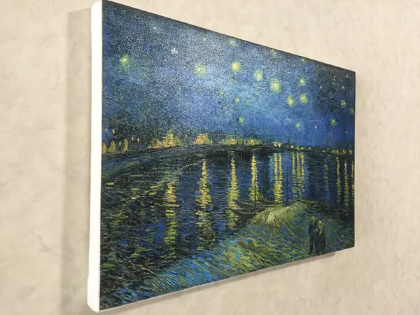 �Starry_Night-_the_Famous_Duo,_Framed,_Wall_D�cor,_Multicolor