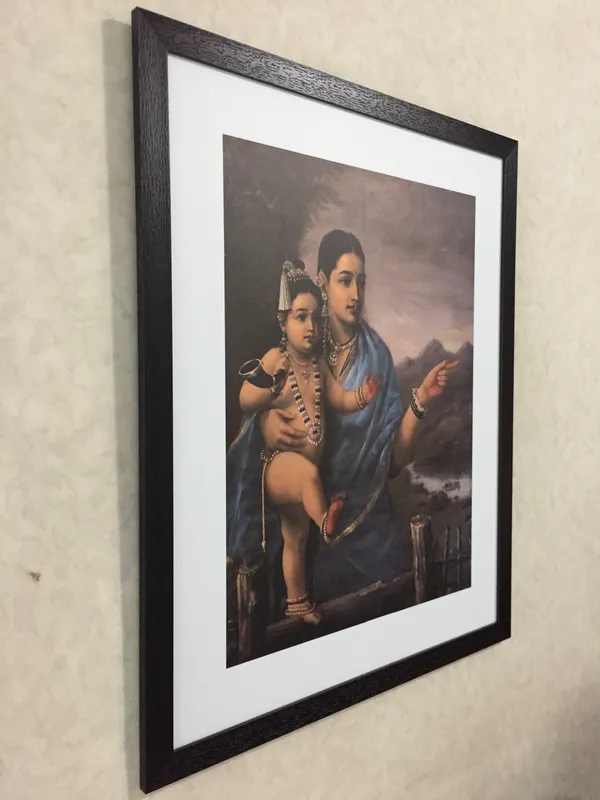 Yashoda,_Bal-Krishna_&_Radha_in_Moonlight,_Raja_Ravi_Varma_Paintings,_Set_of_2,_Framed,_Multicolor
