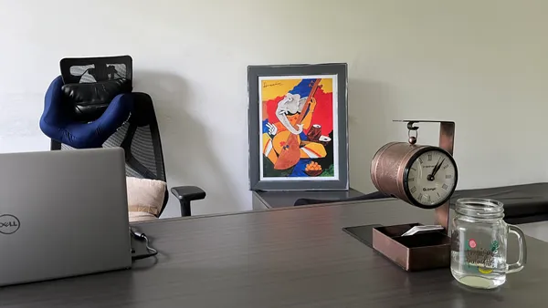 Ganesh_and_Veena-_M.F._Husain's_Painting,_Framed,_Wall_Decor,_Multicolor