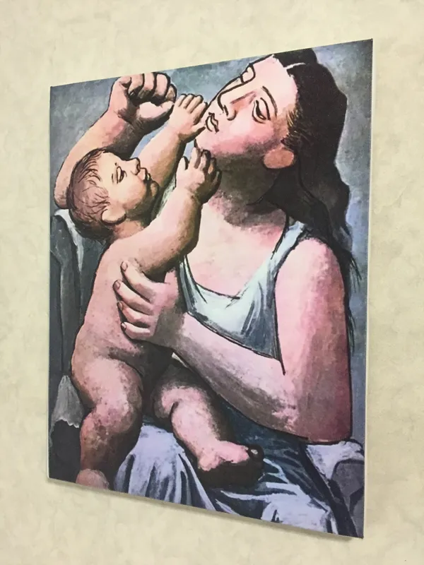 Mother_and_Child_1921,_A_Painting_by_Pablo_Picasso,_Framed_Canvas,_Wall_Decor,_Multicolor