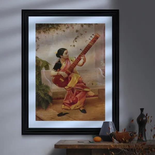 Kadambari_(1890),_A_Raja_Ravi_Varma_Painting,_Framed,_Wall_Decor,_Multicolor