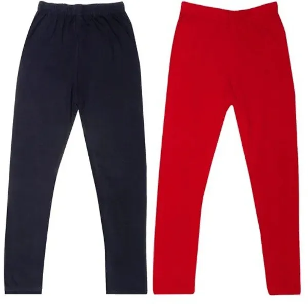 Black&Red_Cotton_Jersey_Solid_Legging_For_Girls_(Pack_of_2)
