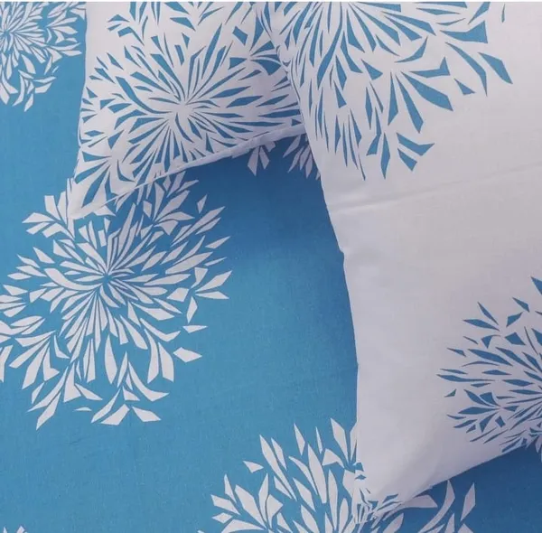 Elastic_Fitted_Bedsheet_with_Two_Pillow_covers_|_Blue_Pure_Cotton_King_Size_Bedsheet
