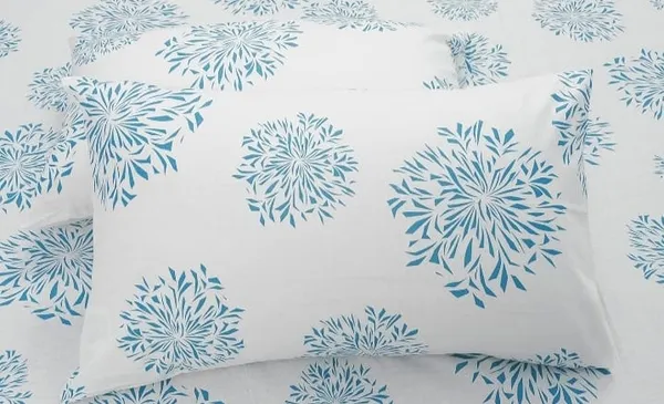 Elastic_Fitted_Bedsheet_with_Two_Pillow_covers_|_Blue_Pure_Cotton_King_Size_Bedsheet