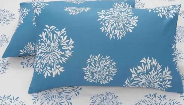 Elastic_Fitted_Bedsheet_with_Two_Pillow_covers_|_Blue_Pure_Cotton_King_Size_Bedsheet