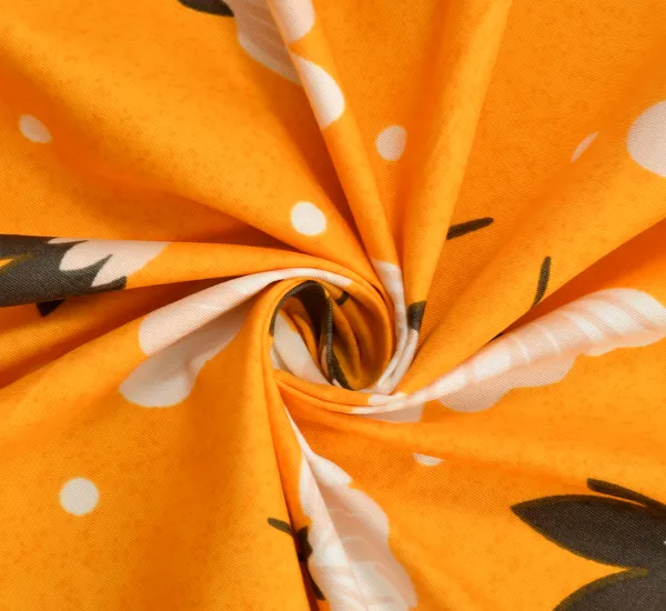 Elastic_Fitted_Bedsheet_with_Two_Pillow_covers_|_Yellow_Pure_Cotton_King_Size_Bedsheet

