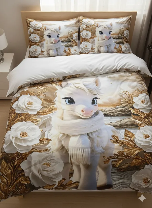 7D_Digital_Print_Bedsheet_Set_|_Kids-Friendly_Design_With_2_Pillow_Covers