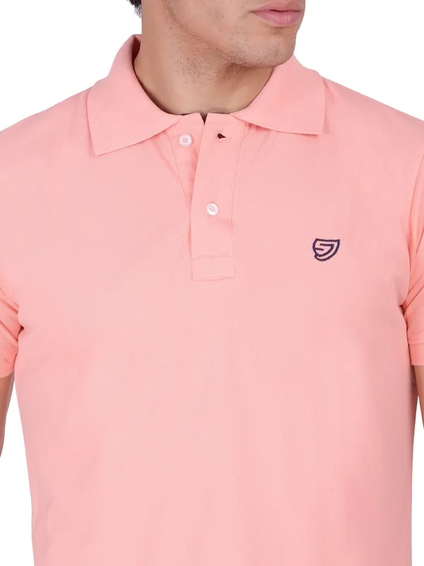 Dark_Pink_Cotton_Collar_T-Shirt_for_Men