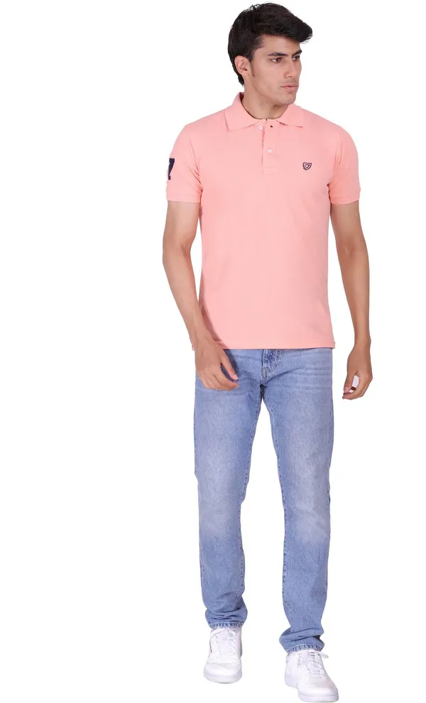 Dark_Pink_Cotton_Collar_T-Shirt_for_Men